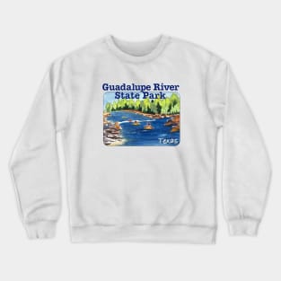 Guadalupe River State Park, Texas Crewneck Sweatshirt